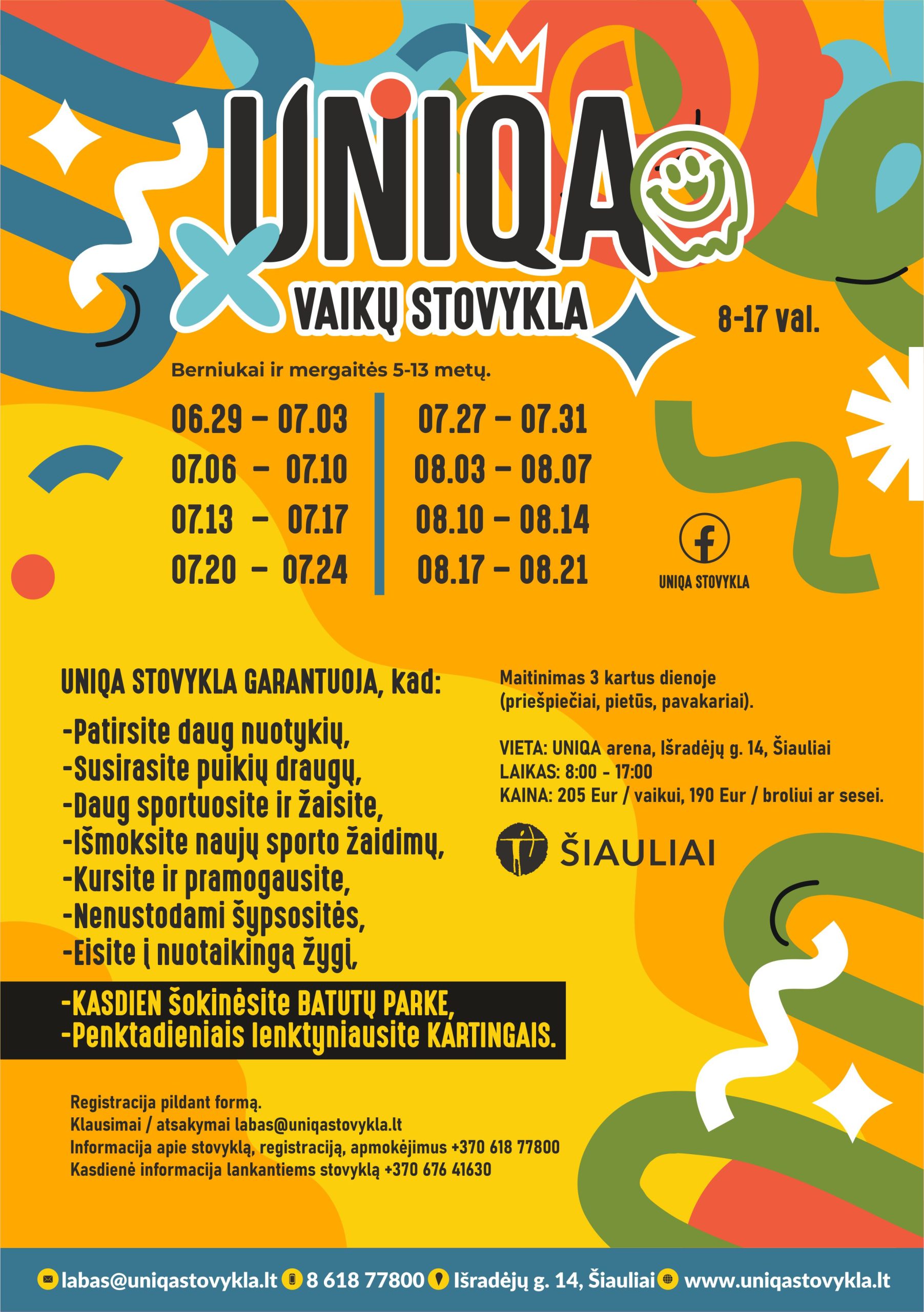 UNIQA STOVYKLA 2026